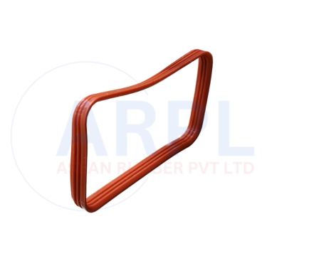 Waterproof Red Silicone Connector Seal IP67 - Detail View